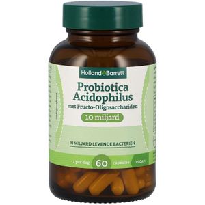 Holland & Barrett Probiotica Acidophilus met Fructo-Oligosacchariden 10mld - 60 capsules