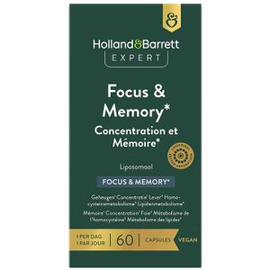 Holland & Barrett Expert Focus & Memory¹  Liposomaal - 60 capsules