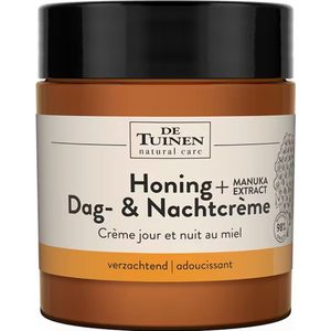 De Tuinen Honing Dag & Nachtcreme 120 ml - royal jelly - propolis - verzachtende - vitaliserende