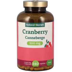 Holland & Barrett Cranberry 200mg - 240 capsules