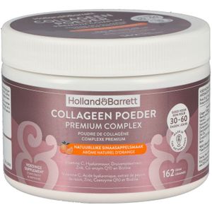 Holland & Barrett Collageen Poeder Premium Complex Natuurlijke Sinaasappelsmaak - 162 gram