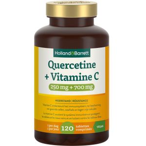 Holland & Barrett Quercetine + Vitamine C 250mg + 700mg - 120 tabletten