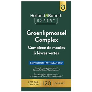 Holland & Barrett Expert Groenlipmossel Complex - 120 capsules