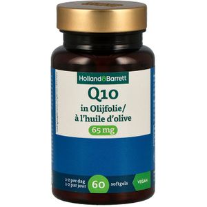 Holland & Barrett Q10 In Olijfolie 65mg - 60 softgels