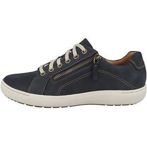 Clarks dames sneakers Nalle Lace, Navy Nubuck, 36 EU