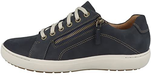 Clarks - Nalle Lace - Nette Schoenen - Marineblauw - Nubuckleer