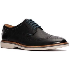 Clarks AtticusLTLimit Oxford, Black Leather, 39,5 EU, zwart leder, 39.5 EU