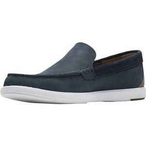 Clarks Bratton Loafer, Navy Nubuck, 45 EU, Navy Nubuck, 45 EU