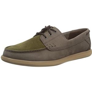 Clarks Bratton Boat, bootschoenen voor heren, Donkerbruin