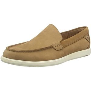 Clarks Loafer mocassins voor heren, Nubuck Dark Tan