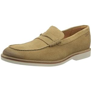 Clarks Atticus LTSlip Slipper, voor heren, Dark Sand Suede, 44 EU, Dark Sand Suède., 44 EU