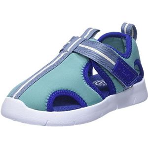 Clarks Ath Water K Sneakers voor jongens, Blue Combi, 26 EU Breed