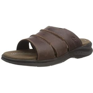 Clarks Walkford Easy Sandalen voor heren, bruin Tumb, 41 EU, Brown Tumb, 41 EU