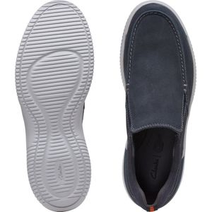 Clarks - Donaway - Schoenen - Marineblauw - Gewaxt Suède