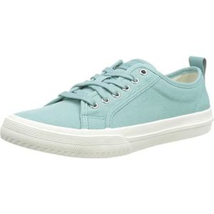 Clarks Roxby Lace Sneakers voor dames, Turquoise Canvas, 41 EU