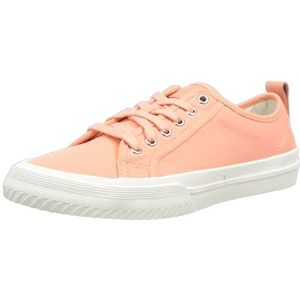 Clarks Roxby Lace Sneakers voor dames, Coral canvas, 37.5 EU