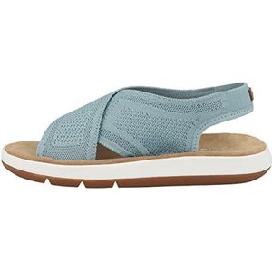 Clarks Dames Jemsa Dash Sandaal, Turquoise Knit, 41 EU