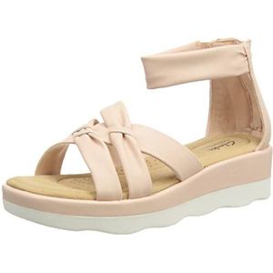 Clarks Clara Rae Sandalen voor dames, lichtroze, 41.5 EU