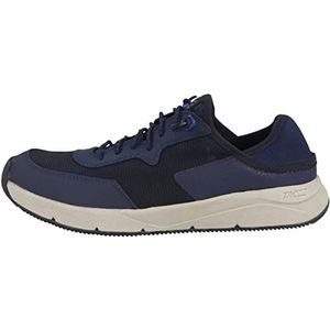 Clarks Davis Lage sneakers voor heren, Navy Combi