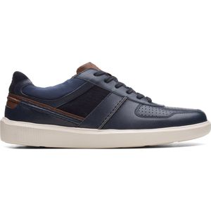 Clarks Cambro Race Heren Sneakers - Navy Combi - Maat 42