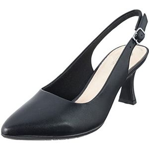 Clarks Kataleyna Step Pumps voor dames, zwart leder, 39 EU