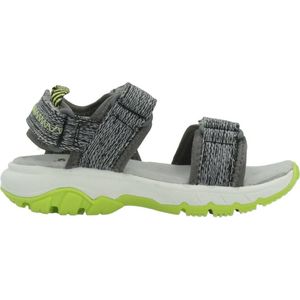 Clarks - Expo Sea - Kindersandalen - Grijs Combi - Zacht Leer