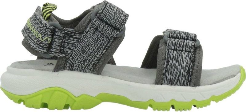 Clarks - Expo Sea - Kindersandalen - Grijs Combi - Zacht Leer