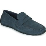 Clarks Oswick Bar Mocassins voor heren, nubuckleer, marineblauw