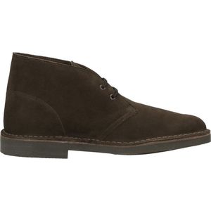 Clarks, Schoenen, Heren, Bruin, 44 1/2 EU, Leer, Leren enkellaarsjes met 2 cm hak