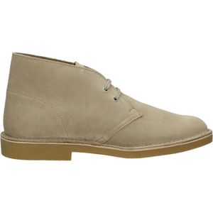 Clarks DESERT BT EVO - Heren sneakersHeren veterschoenVrije tijd half-hoog - Kleur: Wit/beige - Maat: 46