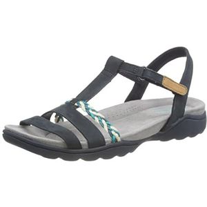 Clarks Amanda Tealite Sport Sandalen, Navy Nubuck, 38 EU, Navy Nubuck, 38 EU