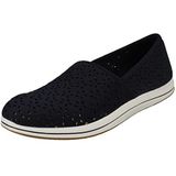 Clarks - Brinkley Emily - Mocassins - Navy Blauw - Textiel