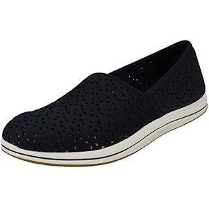 Clarks - Brinkley Emily - Mocassins - Navy Blauw - Textiel
