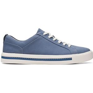 Clarks Un Maui Lace Sneakers voor dames, denim blauw, 37,5 EU