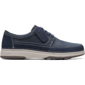 Clarks Veterschoen Nature 5 Lo Navy Blauw