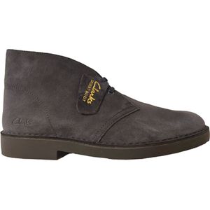 Clarks Veterboot Desert Boot Evo Navy Blauw Suède Verwisselbaar Voetbed