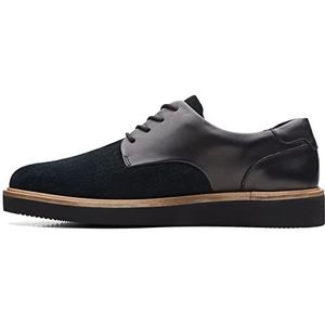 Clarks Baille Veterschoenen in Standaard Fit Maat 5½ Zwart, Zwart, 39 EU
