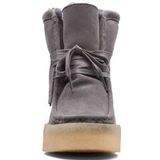 Clarks Originals Women Wallabee Cup Hi Grey Suede-Schoenmaat 38