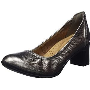 Clarks Dames Neiley Pearl Pump, Pewter Metallic, 38 EU