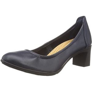 Clarks Dames Neiley Pearl Pump, Navy Leather 42 EU
