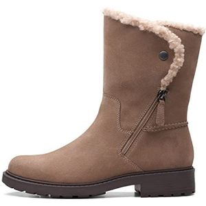 Clarks ritssluiting opaal, dameslaarzen, suède, maat 41,5 EU, suède