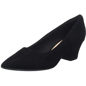 Clarks Teresa Step dames pomp. Pumps, Black Sde , 35.5 EU