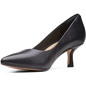 Clarks Violet55 Rae leren schoenen in, zwart leder, 39.5 EU