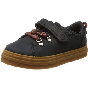 Clarks Nova Bar K, sneakers voor jongens, Navy Blauw
