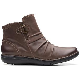 Clarks Dames Un Loop Top Chelsea Boot, Dark Brown, 41,5 EU