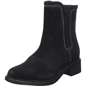 Clarks Maye Zip Fashion Boot voor dames, Black Sde, 37.5 EU
