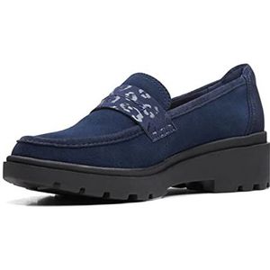 Clarks Kalla Ease - Platte mocassin Vrouwen, Zeewater?, 39 EU