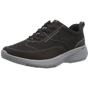 Clarks Lehman Mix Sneakers voor heren, zwart, 40 EU