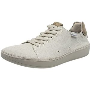 Clarks Heren Higley Lace Sneakers, zand canvas, 44 EU