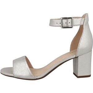 Clarks dames deva mae pump, Silver metallic, 43 EU